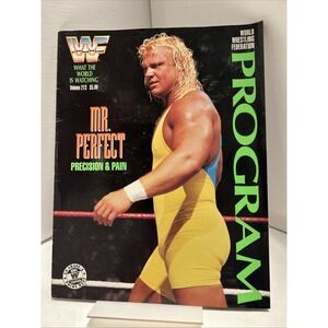 WWF Program #213 Mr. Perfect with Program Line Up from Live Event June 11, 1993